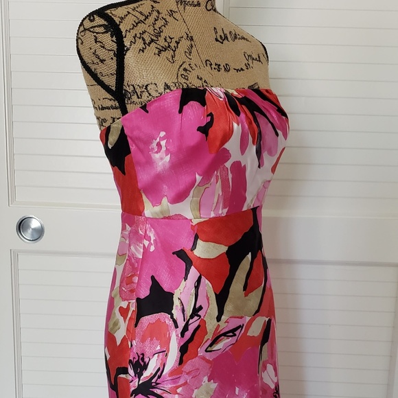 Like New Banana Republic Strapless Floral Dress-Local Pickup Offer Vancouver WA - Picture 2 of 8